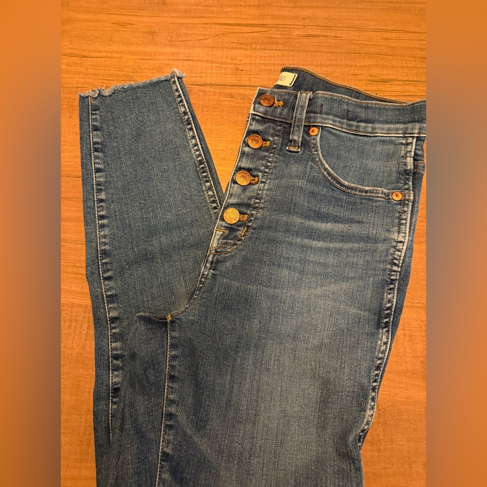 Madewell Blue Jeans with Button Fly

Original price $189